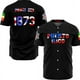 thumbnail image 4 of caliente 2024 Camiseta de béisbol personalizada Uniforme de béisbol de talla grande Traje de béisbol de manga corta con impresión digital 3D, 4 of 5