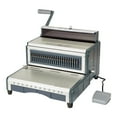 thumbnail image 2 of Electric Coil Binding Machine 2:1 Electric Iron Ring Thickening Bookbinding Machine Double Line Desk Calendar Contract ,Pinpoint Punching, 2 of 7