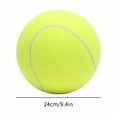 thumbnail image 3 of Pelota de tenis grande de 24 cm, inflable, para actividades de tenis, regalo, juguete para mascotas, pelota masticable de 9,5 pulgadas, 3 of 8