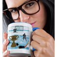 thumbnail image 2 of 3drose, Hockey 1 Coach, 11oz Two-tone Blue Mug, 2 of 6