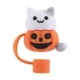 thumbnail image 3 of Paja Lindas Halloween Silicona Adornos 10 Mm para 30/40 OZ () Naranja, 3 of 4