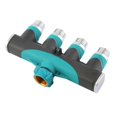 thumbnail image 3 of Válvula de Adaptador de Grifo de 4 Vías, Conector de Tubo de de Jardín de Colector de Cierre Cola Divisor de grifo múltiple, 3 of 7