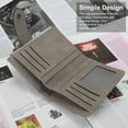 thumbnail image 6 of Stuffygreenus Clutch Organizer Women's Fashionable Bifold Wallet, Grey, 6 of 9