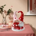 thumbnail image 6 of Valentine's Day Resin Desktop Decorations Kissing Couple Figurines Holding heart with Love written Valentines Elf Table Decor for Home Indoor Decor Sweet Gifts for Him Her(4.8 Inch), 6 of 9