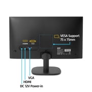 onn 22 FHD (1920 x 1080p) 100hz Office Monitor with 6 ft HDMI Cable, Black