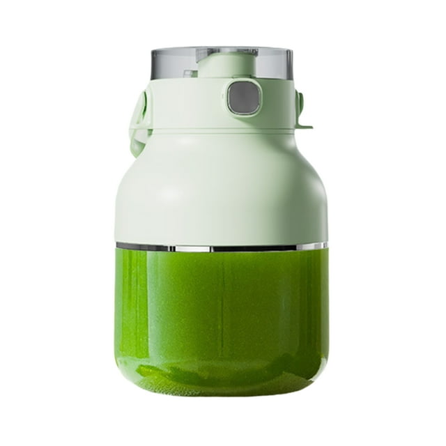 kurtrusly Portable Blender Mixer Large Capacity Juice Extractor For On Go Compact Juice Blender Portable Fast green 4-blade knife