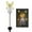 Yellow, variant on Solar Angel Lights, with 7 LEDs Solar Stake Lights Outdoor, LED Waterproof Solar Powered Decorative Light for Yard Garden Cemetery Grave Decorations Memorial Gifts