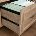 thumbnail image 2 of Office File Cabinet, Credenza, Brown finish, Brown Storage Cabinet For Office,Engineered Wood Office Cabinet Storage, Furniture, Office, File Cabinets & Storage Cabinets Credenza, Brown finish, 2 of 12