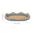 thumbnail image 3 of Beautiful Two-Tone Rattan Serving Tray by Drew Barrymore, 3 of 6