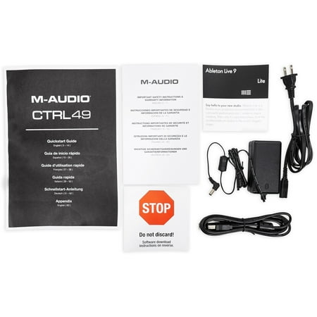 M-Audio CTRL 49 49-Key MIDI Keyboard Controller w/Mackie/HUI Control+Headphones