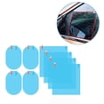 thumbnail image 2 of 8 Pcs/set Car Rearview Mirror Film Door Side Mirror Waterproof Anti-fog PET Cover with Installation Tools, 2 of 7