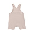 thumbnail image 3 of Baby Summer Rompers, Universal Rainbow Print Ribbed Sleeveless Jumpsuits, 3 of 7