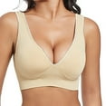 thumbnail image 5 of Siilsaa Woman Bra Women's Plus Size Signature Lace Unlined Underwire Bra Beige,XXXXXXL, 5 of 9