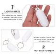 thumbnail image 5 of Nicehomfit Alloy and ABS Floating Keychain, White, for Bags and Keys, 12Pcs, 5 of 6