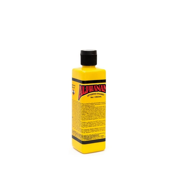 Alphanamel 8Oz Alpha Yellow
