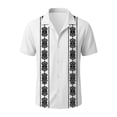 thumbnail image 3 of YueHuiYing Men's Hawaiian Shirt Short Sleeve Button-Down Shirts Tropical Summer Beach Shirts Casual Floral Aloha Shirts, 3 of 3