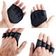 thumbnail image 4 of Protector de palma para gimnasio, guantes de fitness, palma de medio dedo, almohadillas de agarre para mancuernas, guantes de entrenamiento de levantamiento de pesas, entrenamiento en gimnasio, 4 of 5