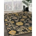 thumbnail image 3 of Ahgly Company Machine Washable Indoor Rectangle Abstract Tiger Orange Brown Area Rugs, 7' x 10', 3 of 7
