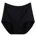 thumbnail image 2 of Admvng Womens Cotton Underwear Solid Plus Size Underwear High Waist Leak Proof Cotton Crotch Shorts Underwear Panties, Size XL-6XL, 2 of 4