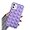 Purple, variant on 3D Hearts Case Compatible with iPhone 11, Cute Design Soft Protective Case Protective Cover for Girls Women (Purple with Straps, iPhone 11)
