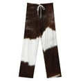 thumbnail image 3 of Rustic Ranch Cow Print Pajama Pants Breathable with Pockets Pajamas For Lady Vintage Sleeping Pants Bedroom Homewear, 3 of 6