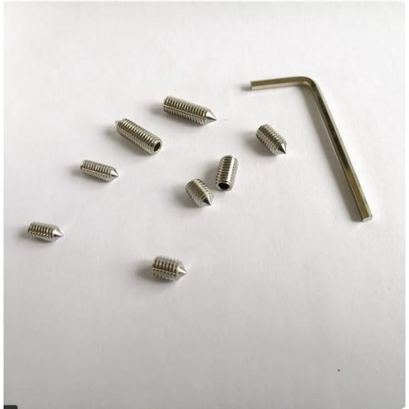 WEUVEB Towel Rack Mounting Screws Stainless Steel 20Pcs 0.70X0.50X0.50In Kitchen Hardware