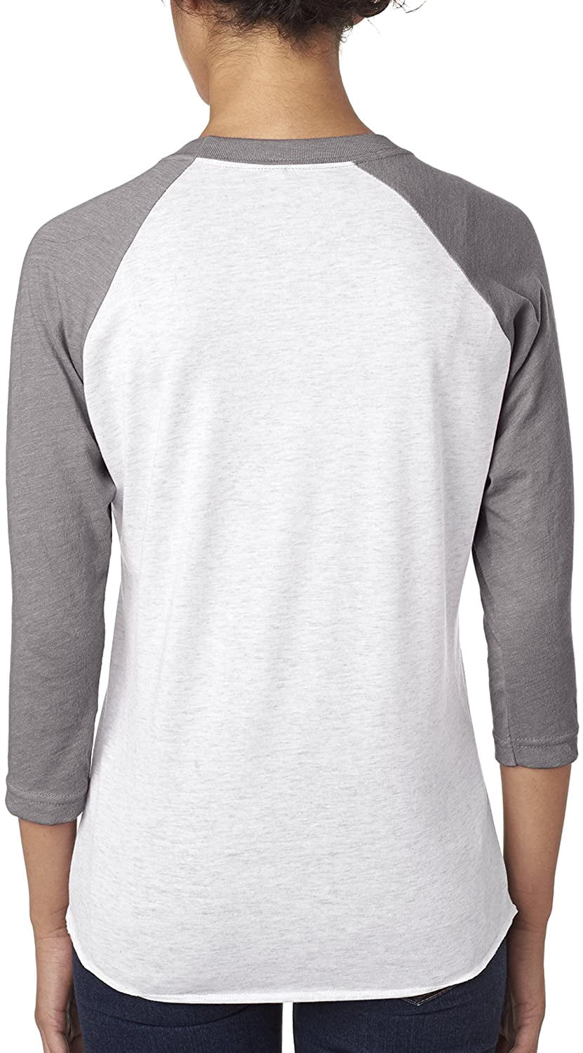 Mens Clementine Tri-Blend 3/4-Sleeve Raglan Tee