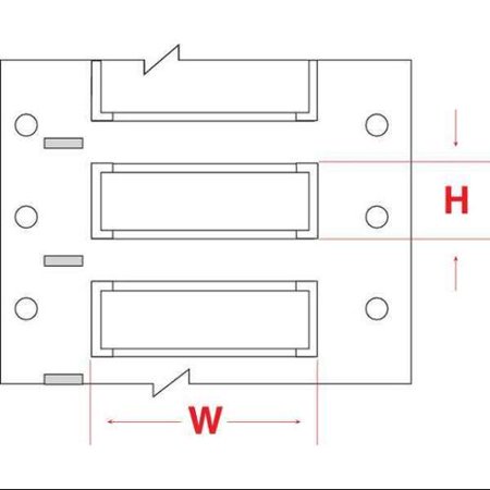 1 Wt Wire Sleeve - BRADY HX-1000-150-WT-S Wire Marker, Wire Sleeve, PermaSleeve(R)