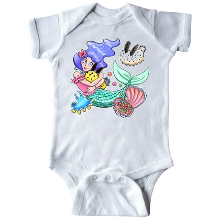 

Inktastic Easter Mermaid with Sea Bunnies Gift Baby Boy or Baby Girl Bodysuit