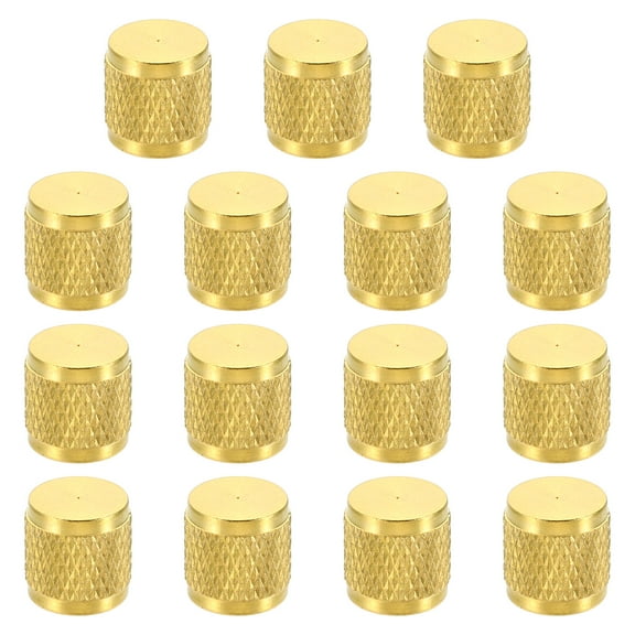 Uxcell 15 Pack 1/4" SAE Service Access Valve Caps