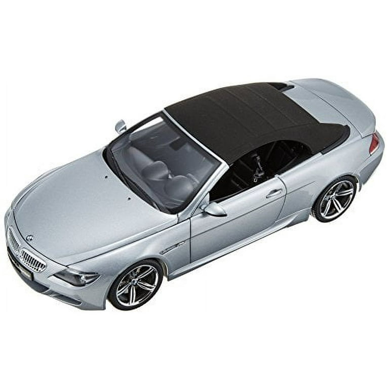 BMW M6 Silver Convertible 1/18 Diecast Model Car