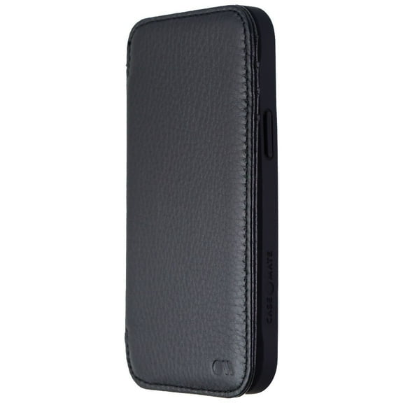 Case-Mate Tough Wallet Folio Case for iPhone 12 Mini - Black Leather