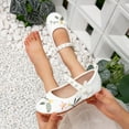 thumbnail image 2 of Mepaouo Toddler Dress Shoes Flower Girls Mary Jane Cute Wedding Ballerina Flat for Walking Jumping, 2 of 7