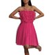 thumbnail image 2 of Txlixc, camisola de tul de malla hinchada para mujer, Sexy, sin hombros, sin mangas, sin espalda, con lazo, minivestido liso envuelto en el pecho para club nocturno Txlixc Estilo de ocio, 2 of 6