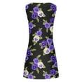 thumbnail image 5 of IROINNID Fit&Flare Dress For Women Sleeveless Round Neckline Sexy Vintage Round Dresses Strapless Print Dress, 5 of 5