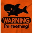 thumbnail image 2 of Warning I'm Teething Funny Shark Toddler Boy Girl T Shirt Infant Toddler Brisco Brands 5T, 2 of 6