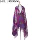 thumbnail image 2 of Poncho con flecos estilo bohemio informal para mujer, cárdigan holgado con estampado vintage para clima frío, manta navideña, bufanda, regalos, 2 of 5