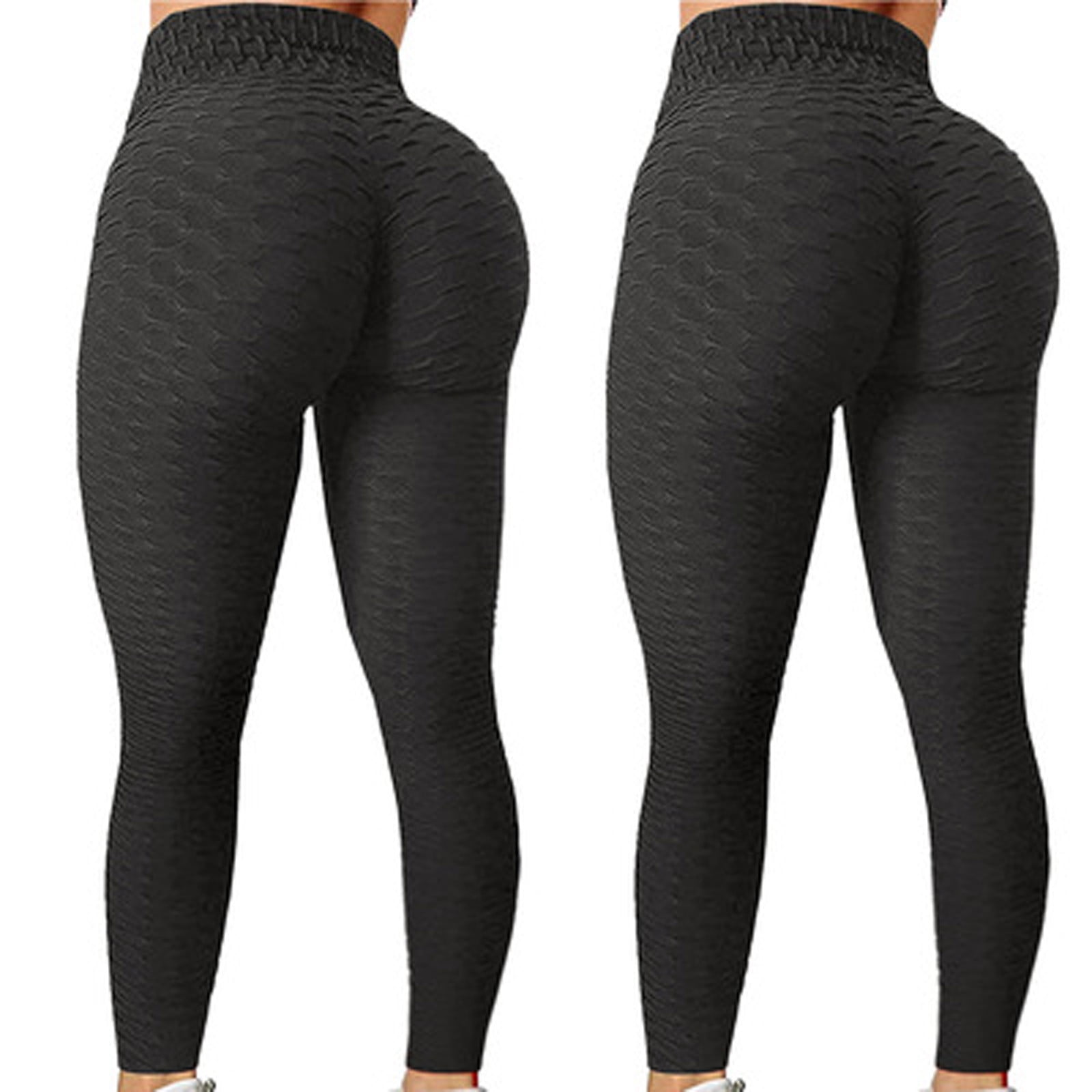 Pxiakgy yoga pants Exercise Color Yoga High Split Leisure Stretch Pants  Running Solid Women's Pants Grey + XXL 