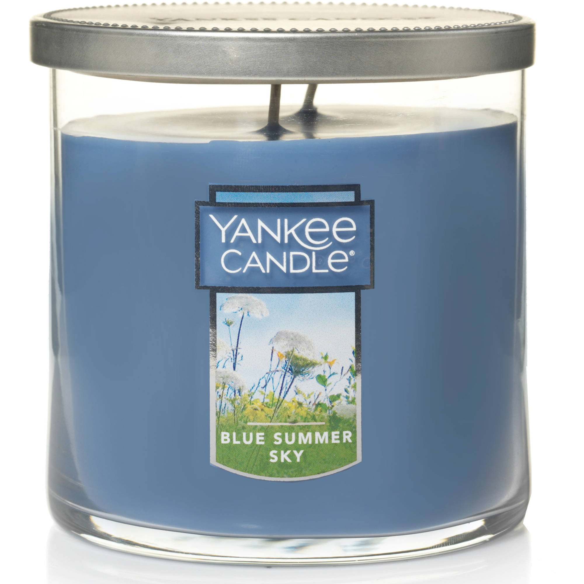 Yankee Candle Medium Tumbler Blue Summer Sky  Scented Premium Paraffin Grade 
