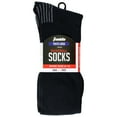 thumbnail image 2 of Franklin Sports Athletic Socks Mid-Calf Durable Solid Ribbed Socks (Little Girls or Little Boys or Big Girls or Big Boys) 1 Pack, 2 of 7