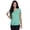 Seafoam, variant on RBX Active Women's Space Dye Ultra Soft Stretch Short Sleeve Tee