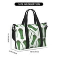 thumbnail image 2 of Travel Duffle Bag Asparagus green print Travel Tote Bags Carry on Luggage Waterproof Weekender Bags with Top Handle Adjustable Shoulde Strap for Travel Gym, 2 of 5