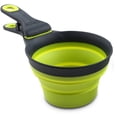 thumbnail image 1 of Popware 1 Tasse pour Animaux de Compagnie, Pliable, Gris/vert, 1 of 3