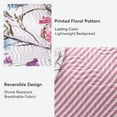 thumbnail image 4 of Kasentex Floral Quilt Set - Lightweight & Reversible - Cozy & Stylish Bedding - Machine Washable, 4 of 7