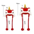 thumbnail image 3 of Visland Pet Hat Super Soft Wear Resistant Flannel Medium Dogs Cats New Year Themed Party Costume Accessories Headwear, 3 of 8