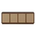 thumbnail image 4 of Evelyn&Zoe Pryce Rectangular TV Stand for TV's up to 78", Satin Walnut, 4 of 8