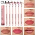 thumbnail image 2 of Smooth Retractable Matte Lip Liner by Clubday, 6 Blendable Nude Shades Long Wear Transfer Resistant Lip Definer Pencil for Natural Full Lip Shape, 2 of 12