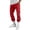 Red, variant on Men's Relaxed-Fit Cargo Pants, Multi-Pocket Woven Utility Trousers with Drawstring Waist, Casual Streetwear Work Pants, 9 Colors, S-5XL