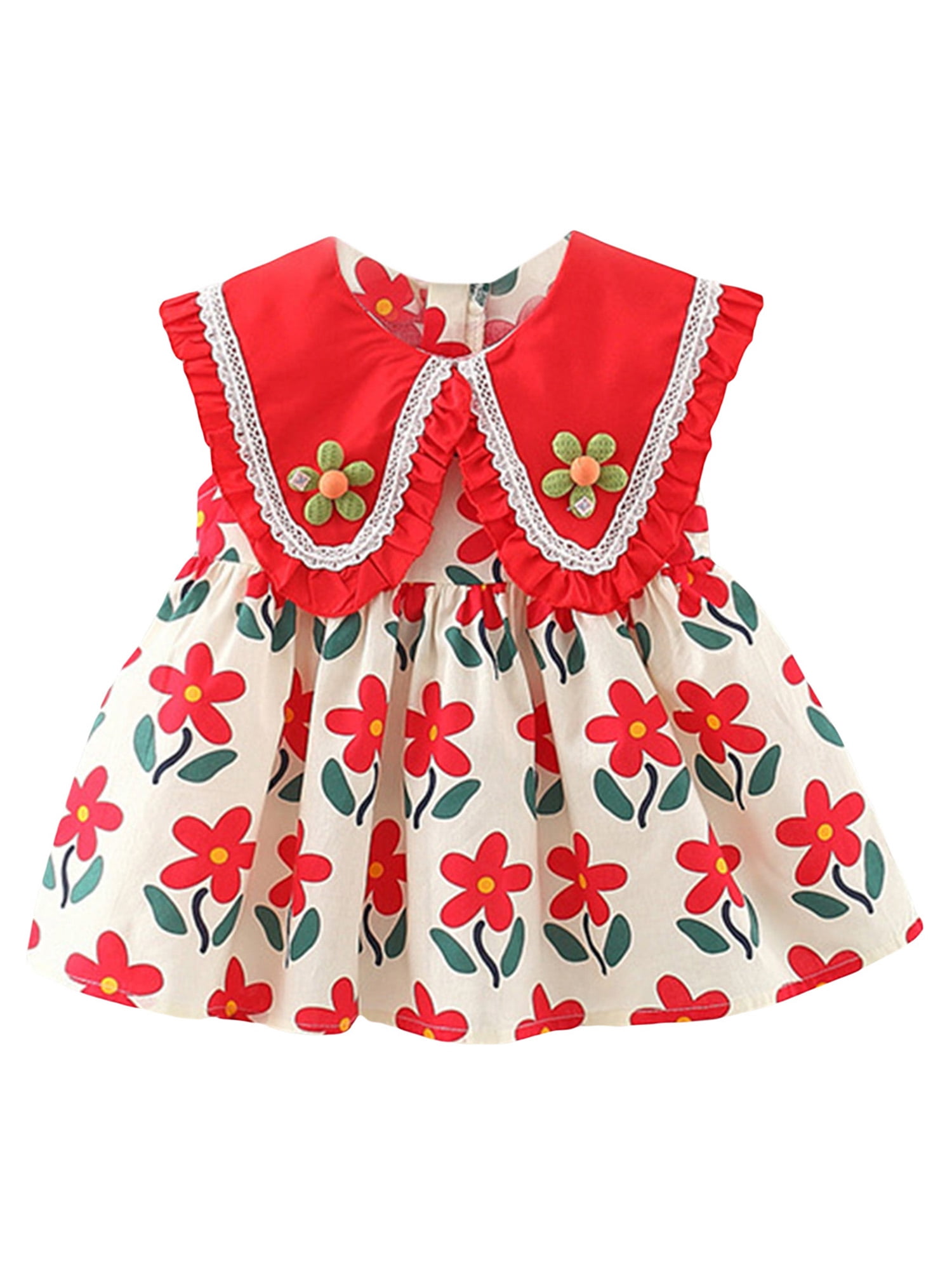 Summer Arrival Baby Girls Sleeveless Striped Pattern Dress main image 0