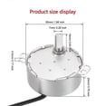 thumbnail image 2 of Synchronous Gear Motor AC 220-240V 4-5RPM 50-60Hz Electric Motor CW/CCW 4W, 2 of 4
